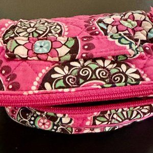 Small Cometic/ Jewelry Cupcakes Pink Vera Bradley Case